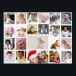 Design Your Own 22 Photo Collage Poster<br><div class="desc">Customise your photography. You can make this custom product for special occasions like weddings,  birthdays,  Christmas,  Holidays,  Memorials,  Graduation,  Anniversaries and more. It can also be given as a gift to your best friend,  close friend,  family,  and relatives.</div>