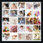 Design Your Own 25 Photo Collage<br><div class="desc">Customise your photography. You can make this custom product for special occasions like weddings,  birthdays,  Christmas,  Holidays,  Memorials,  Graduation,  Anniversaries and more. It can also be given as a gift to your best friend,  close friend,  family,  and relatives.</div>