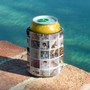 Design Your Own 25 Photo Collage Can Cooler