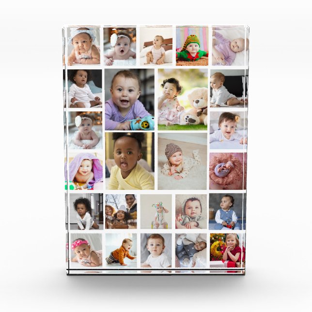 Design Your Own 25 Photo Collage Framed Art (Front)