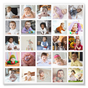 Design Your Own 25 Photo Collage Print