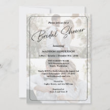 Design Your Own 2 Photo Collage Bridal Shower