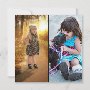 Design Your Own 2 Photo Collage Card