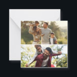Design Your Own 2 Photo Collage Card<br><div class="desc">Customise your own personal photography. You can make this custom product for special occasions like weddings,  birthdays,  Christmas,  Holidays,  Memorials,  Graduation,  Anniversaries and more. It can also be given as a gift to your best friend,  close friend,  family,  and relatives.</div>