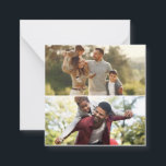 Design Your Own 2 Photo Collage Card<br><div class="desc">Customise your own personal photography. You can make this custom product for special occasions like weddings,  birthdays,  Christmas,  Holidays,  Memorials,  Graduation,  Anniversaries and more. It can also be given as a gift to your best friend,  close friend,  family,  and relatives.</div>