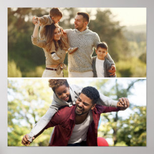 Design Your Own 2 Photo Collage Poster