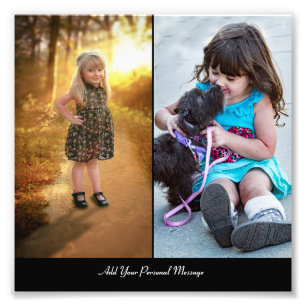 Design Your Own 2 Photo Collage Print