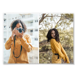 Design Your Own 2 Photo Collage Print