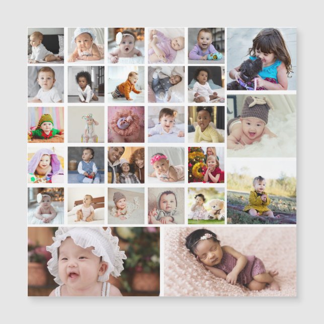 Design Your Own 30 Photo Collage (Front)