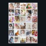 Design Your Own 30 Photo Collage<br><div class="desc">Customise your photography. You can make this custom product for special occasions like weddings,  birthdays,  Christmas,  Holidays,  Memorials,  Graduation,  Anniversaries and more. It can also be given as a gift to your best friend,  close friend,  family,  and relatives.</div>