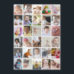 Design Your Own 30 Photo Collage<br><div class="desc">Customise your photography. You can make this custom product for special occasions like weddings,  birthdays,  Christmas,  Holidays,  Memorials,  Graduation,  Anniversaries and more. It can also be given as a gift to your best friend,  close friend,  family,  and relatives.</div>