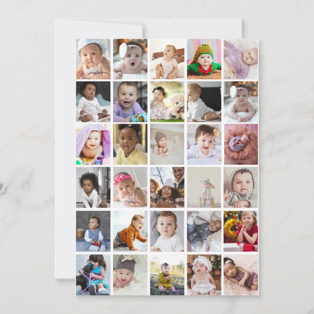 Design Your Own 30 Photo Collage (Front)