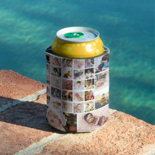 Design Your Own 30 Photo Collage Can Cooler