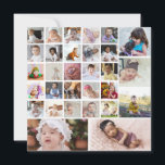 Design Your Own 30 Photo Collage Thank You Card<br><div class="desc">Customise your photography. You can make this custom product for special occasions like weddings,  birthdays,  Christmas,  Holidays,  Memorials,  Graduation,  Anniversaries and more. It can also be given as a gift to your best friend,  close friend,  family,  and relatives.</div>
