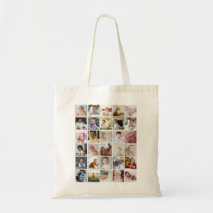Design Your Own 30 Photo Collage Tote Bag