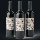 Design Your Own 30 Photo Collage Wine Label<br><div class="desc">Customise your photography. You can make this custom product for special occasions like weddings,  birthdays,  Christmas,  Holidays,  Memorials,  Graduation,  Anniversaries and more. It can also be given as a gift to your best friend,  close friend,  family,  and relatives.</div>