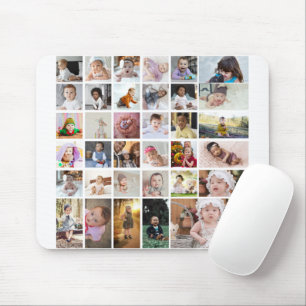 Design Your Own 35 Photo Collage Mouse Mat