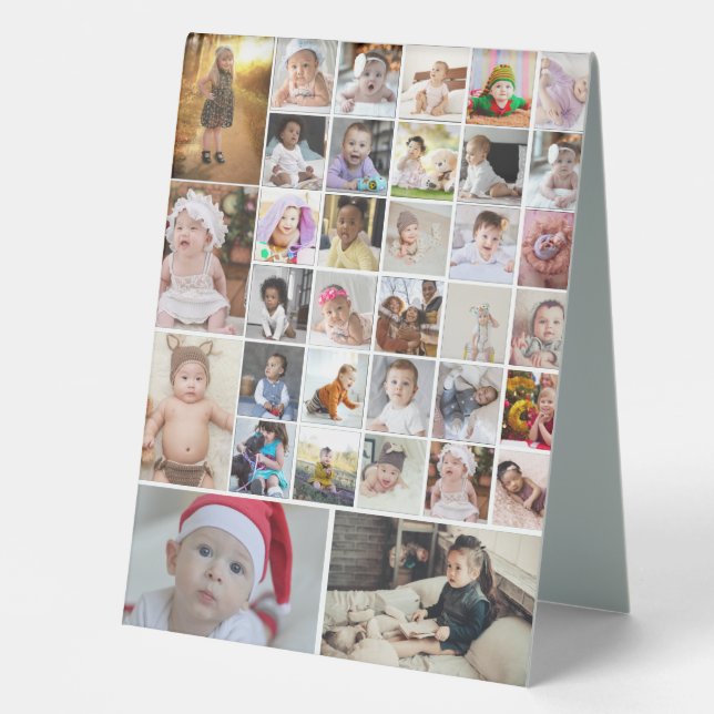 Design Your Own 35 Photo Collage Poster (Front)
