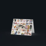 Design Your Own 35 Photo Collage Thank You Card<br><div class="desc">Customise your photography. You can make this custom product for special occasions like weddings,  birthdays,  Christmas,  Holidays,  Memorials,  Graduation,  Anniversaries and more. It can also be given as a gift to your best friend,  close friend,  family,  and relatives.</div>
