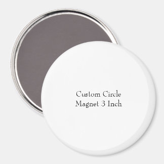 Design Your Own 3 inch Circle Magnet