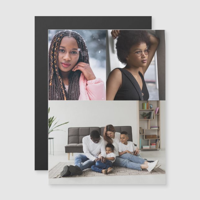 Design Your Own 3 Photo Collage (Front/Back)
