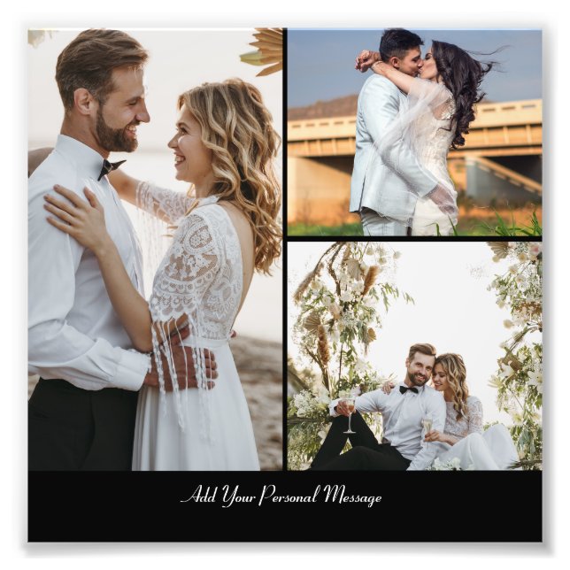 Design Your Own 3 Photo Collage (Front)