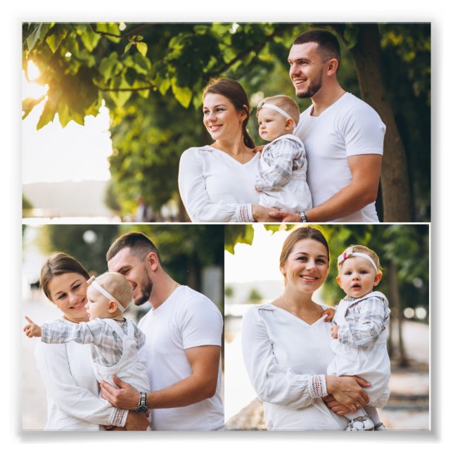 Design Your Own 3 Photo Collage (Front)