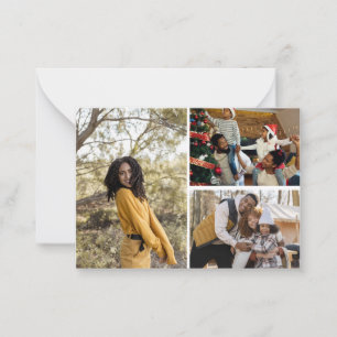 Design Your Own 3 Photo Collage Card