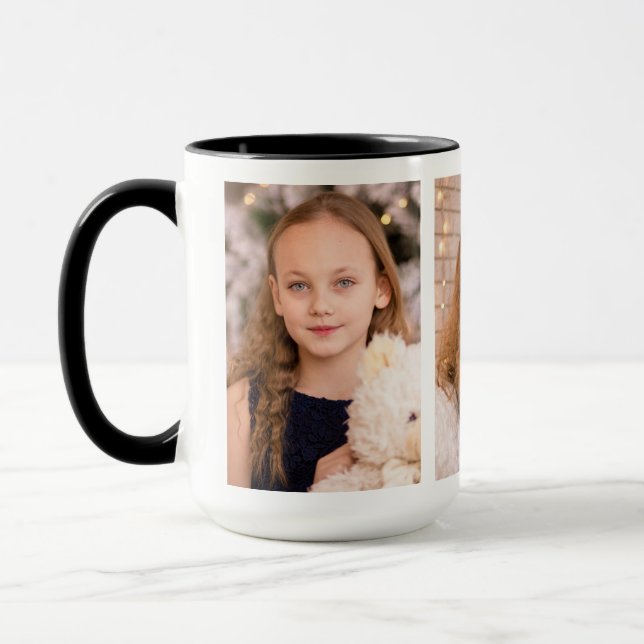 Design Your Own 3 Photo Collage Mug (Left)