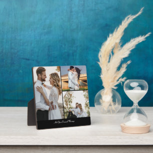 Design Your Own 3 Photo Collage Plaque