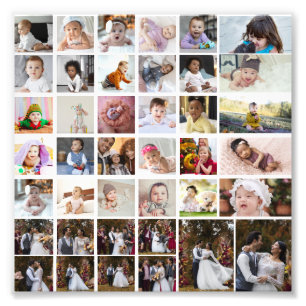 Design Your Own 40 Photo Collage
