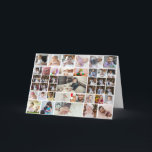 Design Your Own 40 Photo Collage Card<br><div class="desc">Customise your photography. You can make this custom product for special occasions like weddings,  birthdays,  Christmas,  Holidays,  Memorials,  Graduation,  Anniversaries and more. It can also be given as a gift to your best friend,  close friend,  family,  and relatives.</div>