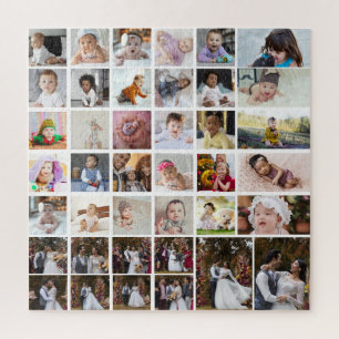 Design Your Own 40 Photo Collage Jigsaw Puzzle