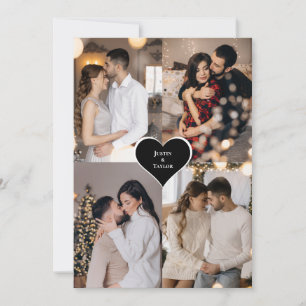 Design Your Own 4 Photo Collage Announcement