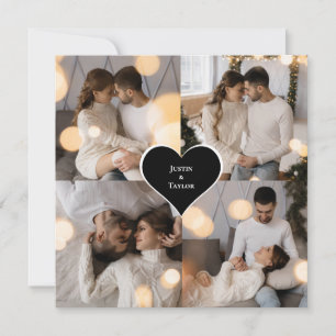 Design Your Own 4 Photo Collage Announcement