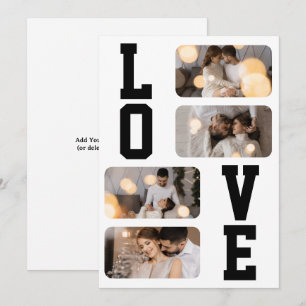 Design Your Own 4 Photo Collage Holiday Card