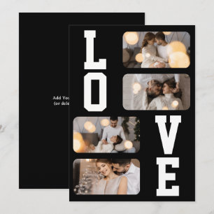 Design Your Own 4 Photo Collage Holiday Card