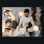 Design Your Own 4 Photo Collage Poster<br><div class="desc">Customise your own personal photography. You can make this custom product for special occasions like weddings,  birthdays,  Christmas,  Holidays,  Memorials,  Graduation,  Anniversaries and more. It can also be given as a gift to your best friend,  close friend,  family,  and relatives.</div>
