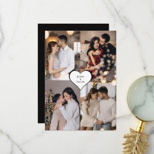 Design Your Own 4 Photo Collage Thank You Card