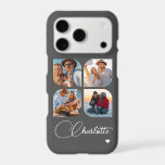 Design Your Own 4 Photo Personalized Name<br><div class="desc">Create your perfect accessory with our Design Your Own 4 Photo Personalized Name iPhone 17 Pro Case! This customizable phone case allows you to upload and showcase four of your favorite photos, making it a unique way to express your personality and style. Specifically designed for the iPhone 17 Pro, this...</div>