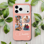 Design Your Own 4 Photo Personalized Name<br><div class="desc">Create your perfect accessory with our Design Your Own 4 Photo Personalized Name iPhone 17 Pro Max Case! This customizable phone case allows you to upload and showcase four of your favorite photos, making it a unique way to express your personality and style. Specifically designed for the iPhone 17 Pro...</div>