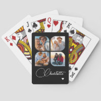 Design Your Own 4 Photo Personalized Name