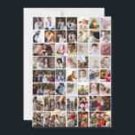 Design Your Own 50 Photo Collage Holiday Card<br><div class="desc">Customise your photography. You can make this custom product for special occasions like weddings,  birthdays,  Christmas,  Holidays,  Memorials,  Graduation,  Anniversaries and more. It can also be given as a gift to your best friend,  close friend,  family,  and relatives.</div>