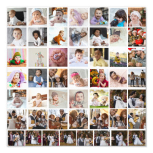 Design Your Own 50 Photo Collage Print