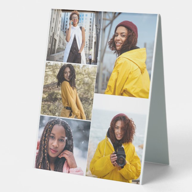 Design Your Own 5 Photo Collage (Front)
