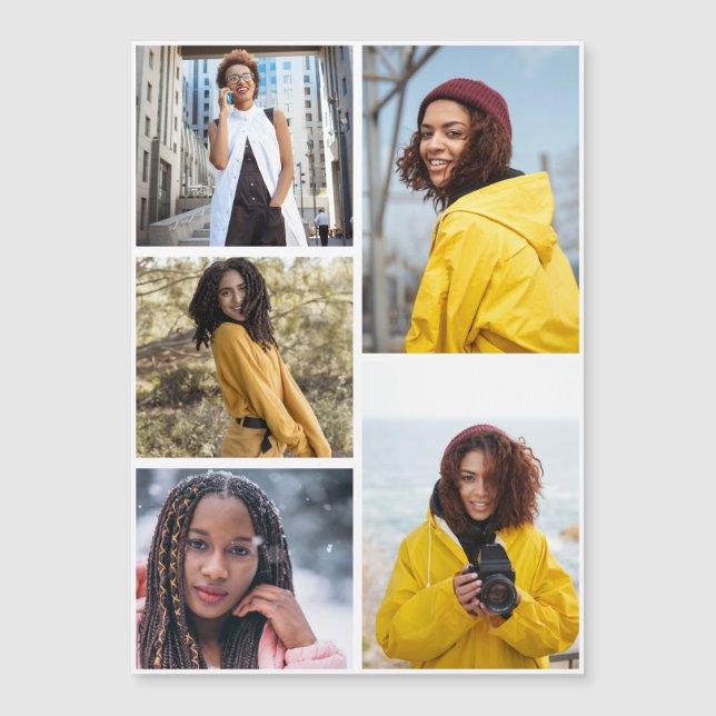 Design Your Own 5 Photo Collage (Front)