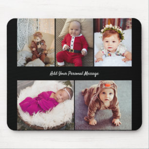 Design Your Own 5 Photo Collage Mouse Mat