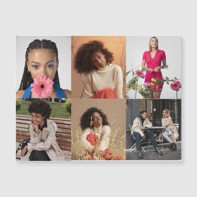 Design Your Own 6 Photo Collage (Front)