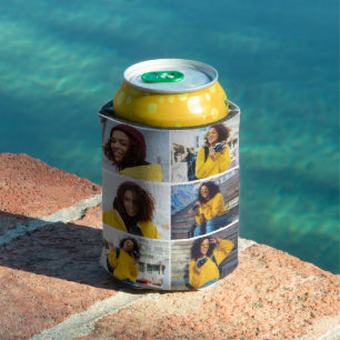 Design Your Own 6 Photo Collage Can Cooler