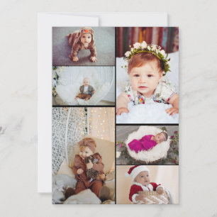 Design Your Own 6 Photo Collage Card